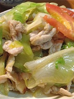 レタス炒め-レシピのメイン写真