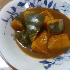 รูปของ かぼちゃの煮物～カレー味～