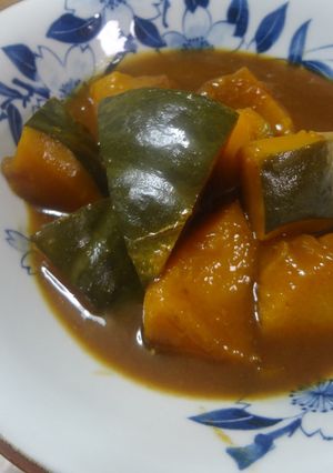 かぼちゃの煮物~カレー味~-レシピのメイン写真