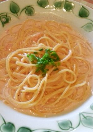 基本の明太子パスタ-レシピのメイン写真