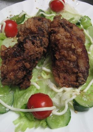 ☆塩麹で柔らか！骨付き鶏肉の唐揚げ☆-レシピのメイン写真