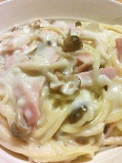 レンジで簡単 クリームパスタ*-レシピのメイン写真