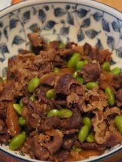 簡単! 牛肉と枝豆のしぐれ煮-レシピのメイン写真