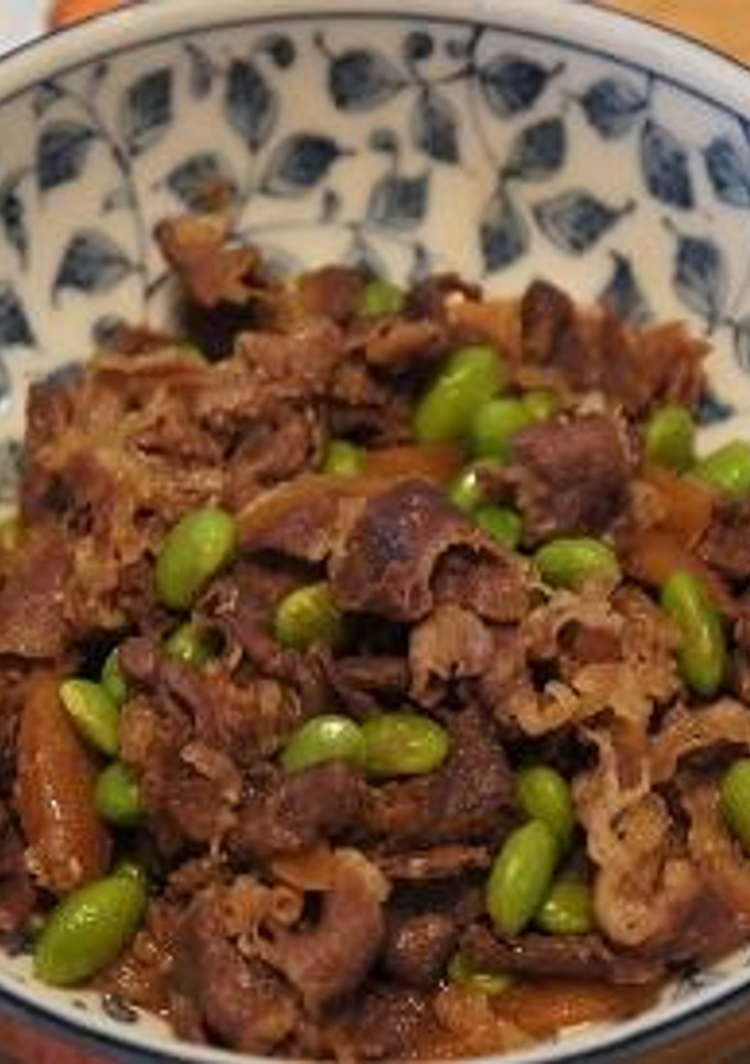 簡単！　牛肉と枝豆のしぐれ煮-レシピのメイン写真