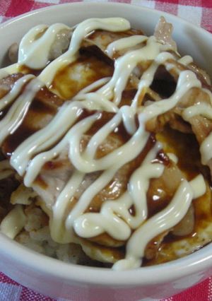 お好み焼き丼-レシピのメイン写真