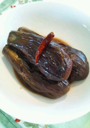 茄子の甘辛茶筅煮-レシピのメイン写真