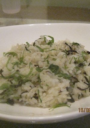 大葉と塩昆布の酢飯ごはん-レシピのメイン写真