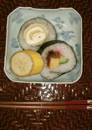 バナナ巻き寿司-レシピのメイン写真