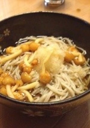 我が家のなめこおろし蕎麦-レシピのメイン写真