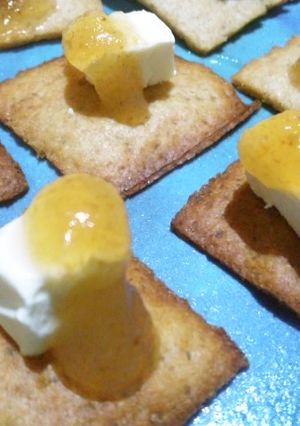 クリチ&ジャム オンザ酒粕クラッカー-レシピのメイン写真