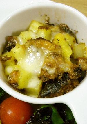 鯖缶とジャガイモのカレーチーズ焼き-レシピのメイン写真