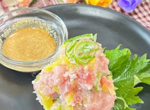 おつまみや丼に🍻🍲至福のねぎトロたくあん-レシピのメイン写真