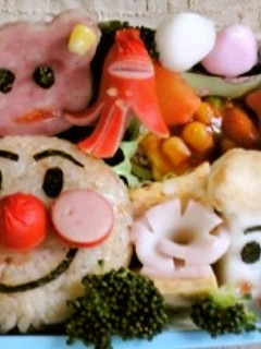 私にも出来た!!簡単?!アンパンマン弁当-レシピのメイン写真