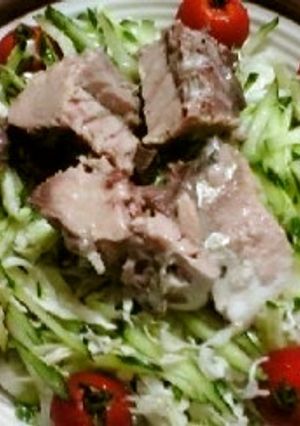 超!簡単!!手抜き!サバ缶deサラダ-レシピのメイン写真