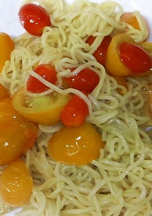 ミニトマトの塩焼きそば-レシピのメイン写真