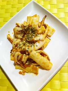 塩麹でイカのカレー粉炒め-レシピのメイン写真
