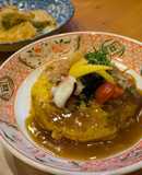 島原手延そうめんが奏でる広島風お好み焼き