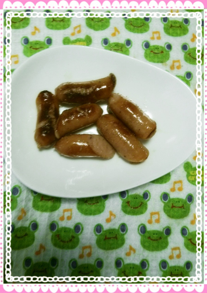 ウインナーの粗挽き塩胡椒炒め-レシピのメイン写真