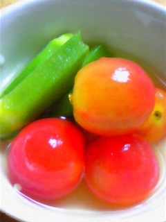 ミニトマトとオクラのひんやり-レシピのメイン写真
