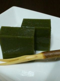 抹茶水ようかんざんす-レシピのメイン写真