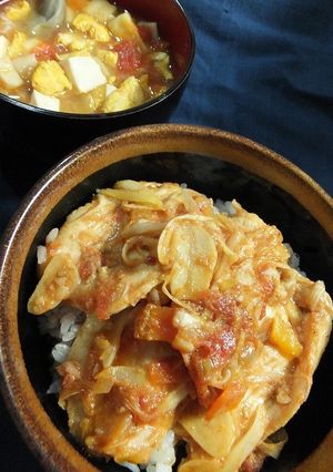 鶏ムネ肉の辛丼-レシピのメイン写真
