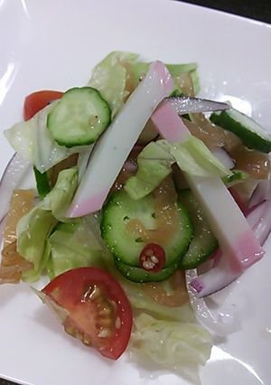 かまぼこ入り中華サラダ-レシピのメイン写真