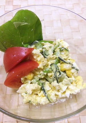 ゆで卵のごちそう気分サラダ-レシピのメイン写真
