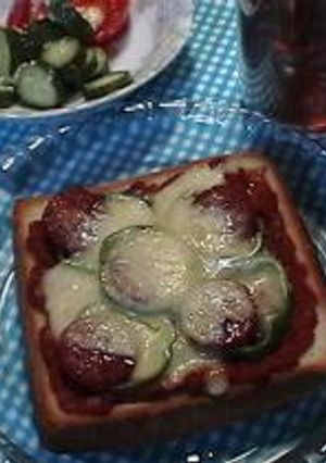 ピザトースト-レシピのメイン写真