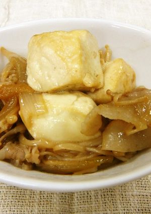 簡単!豚バラの肉豆腐-レシピのメイン写真