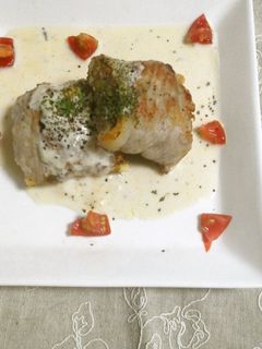 豚肉のトマトチーズはさみ焼き-レシピのメイン写真