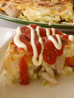 うちの朝ごはん♪野菜たっぷりオムレツ風-レシピのメイン写真