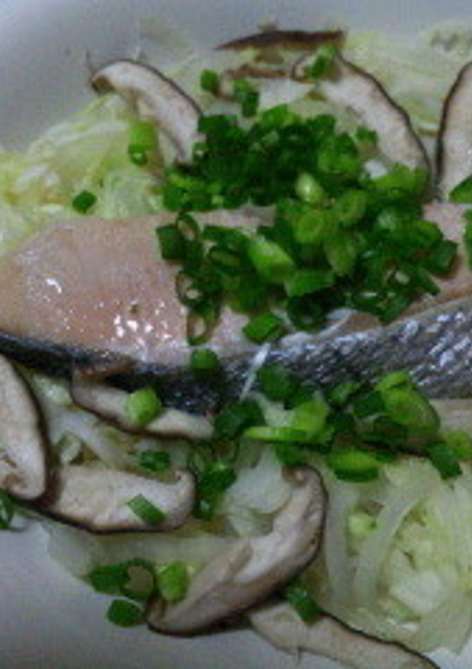 レンジ調理のみ～簡単鮭と野菜のレンジ蒸し-レシピのメイン写真