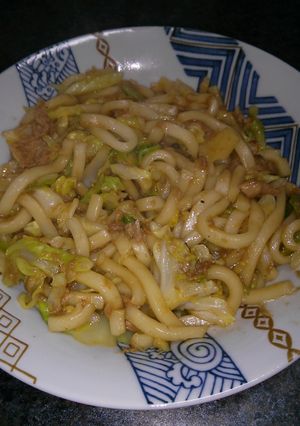 すき焼きのタレで簡単焼きうどん♪-レシピのメイン写真