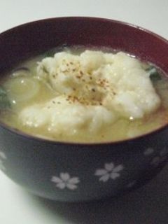 山芋の味噌汁-レシピのメイン写真