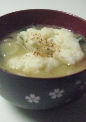 山芋の味噌汁-レシピのメイン写真