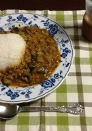 夏野菜でドライカレー-レシピのメイン写真