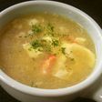 蟹缶入りコーンクリームスープ♪