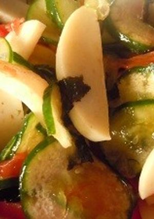 かまぼこと韓国のりの和え物-レシピのメイン写真