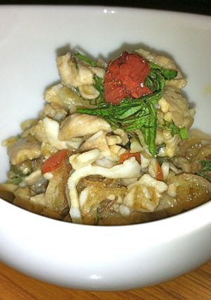 豚肉の梅肉和え-レシピのメイン写真