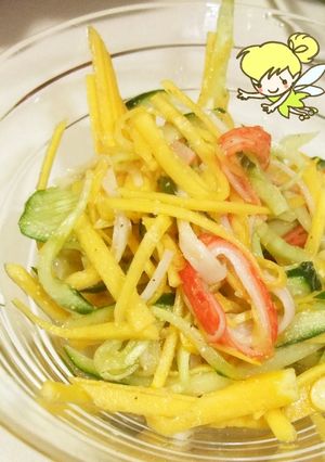 生食南瓜コリンキーのシャキシャキサラダ-レシピのメイン写真