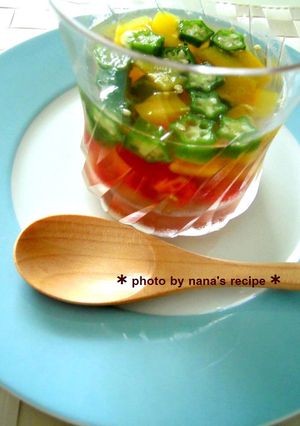 夏のおもてなしに★夏野菜のゼリー寄せ-レシピのメイン写真