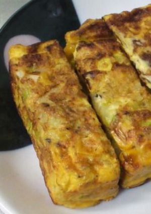 野菜たっぷり厚焼き玉子-レシピのメイン写真