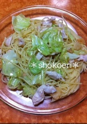 豚バラ肉とキャベツのパスタ白ワイン風味-レシピのメイン写真