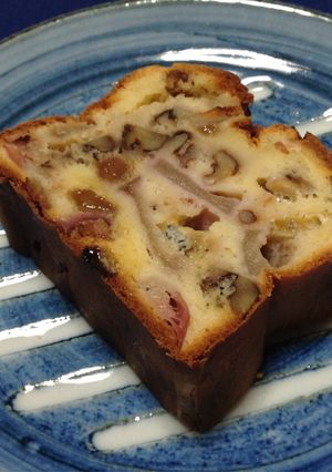 リンゴとブルーチーズのケークサレ-レシピのメイン写真