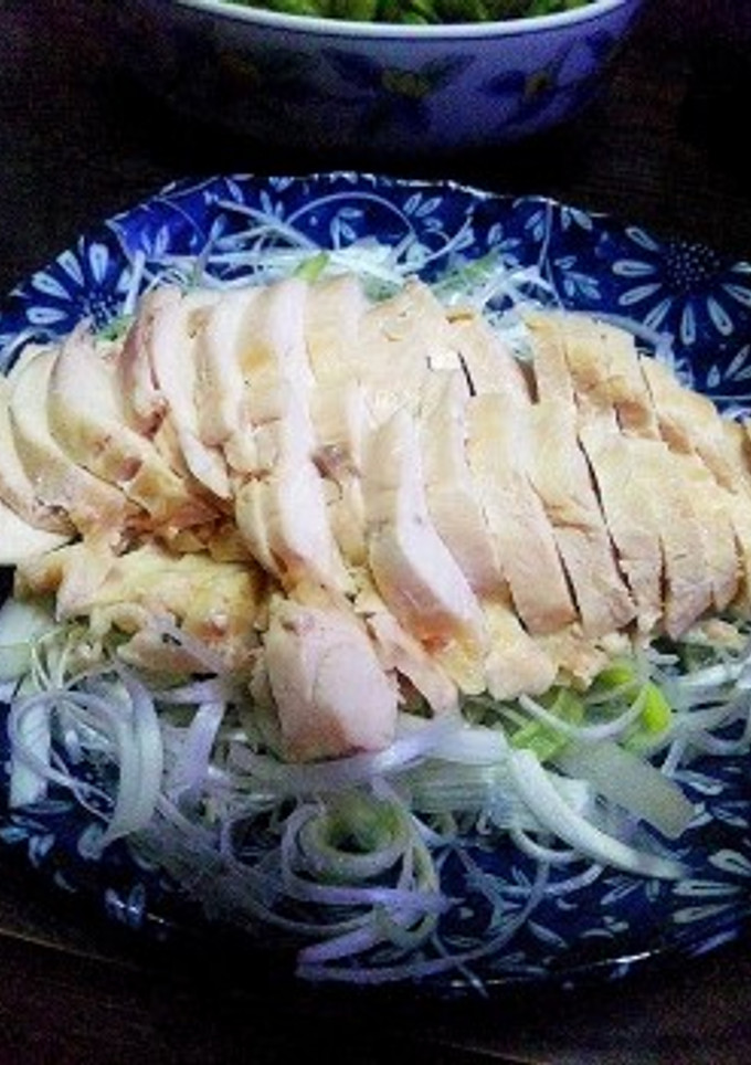 蒸し鶏-レシピのメイン写真