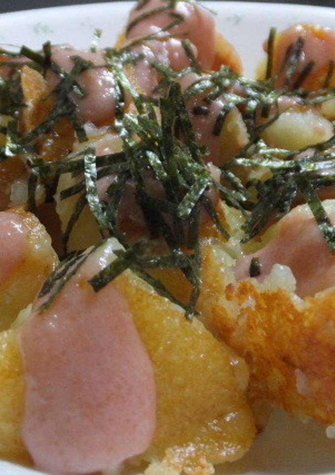 じゃがいもの焼きチーズ＆たらこマヨソース-レシピのメイン写真