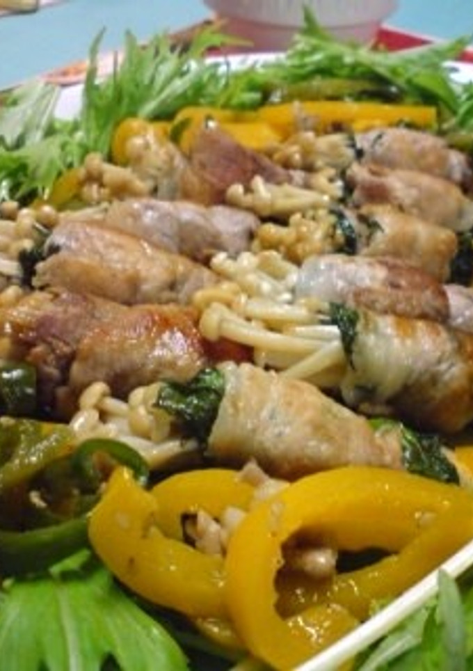 豚肉のエノキと大葉巻き-レシピのメイン写真