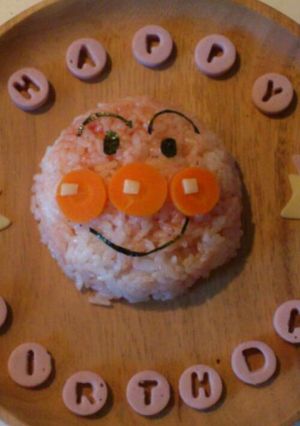 2歳☆誕生日 アンパンマンプレート-レシピのメイン写真