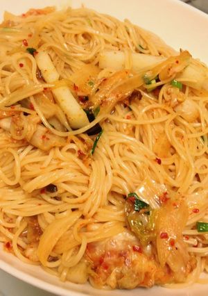 醤油麹　キムチそうめんチャンプルー-レシピのメイン写真
