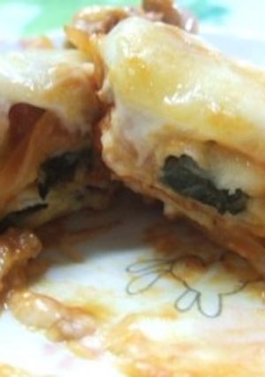 餃子の皮で【ラビオリ】ミートソース味-レシピのメイン写真